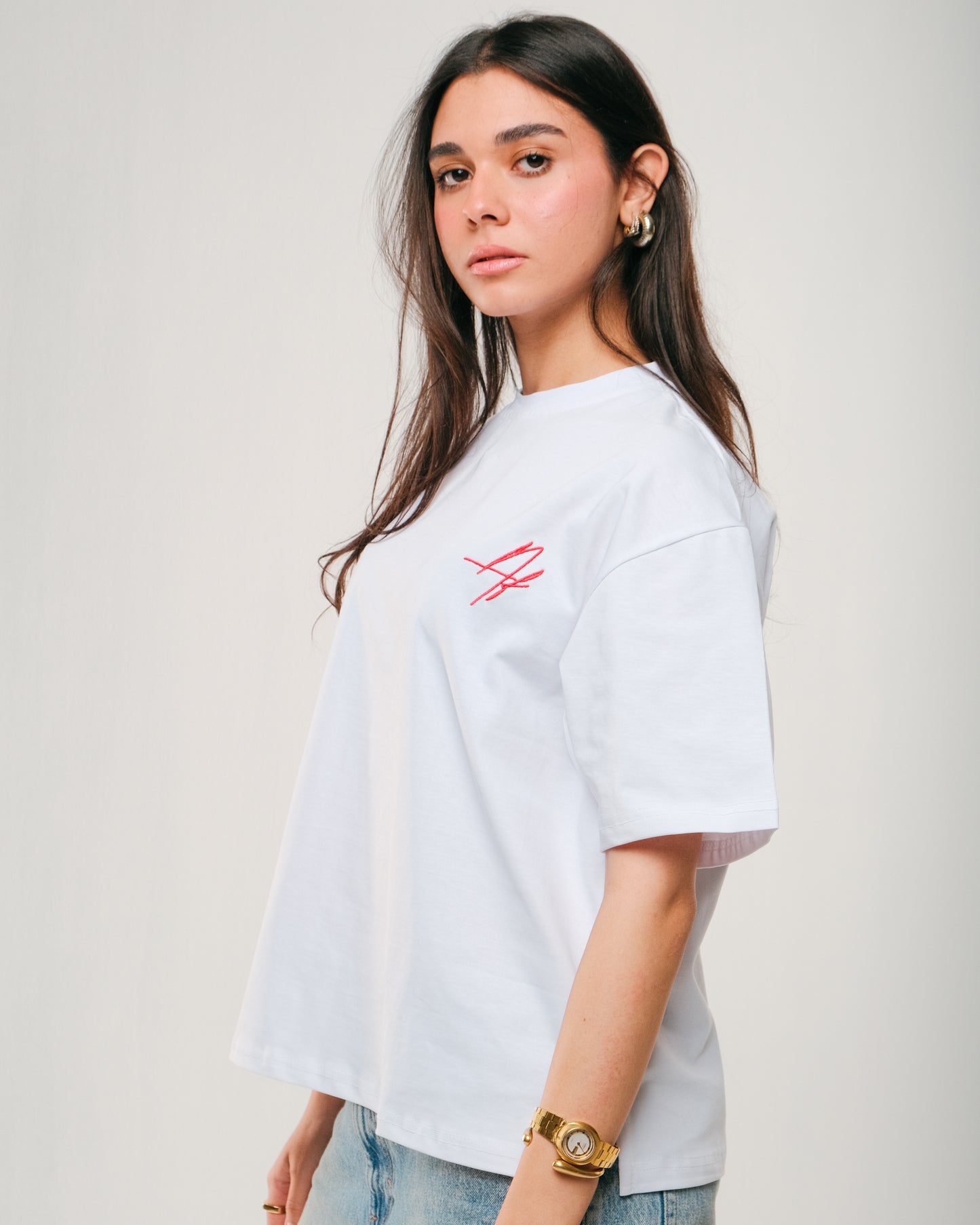 White Nothing to Prove Boxy Fit T-shirts